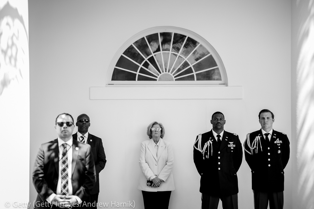 andyharnik's tweet image. Chief of Staff Susie Wiles attends a National Day of Prayer event hosted by President Donald Trump in the Rose Garden at the White House on May 1, 2025 in Washington, DC. (Photo by Andrew Harnik/Getty Images)