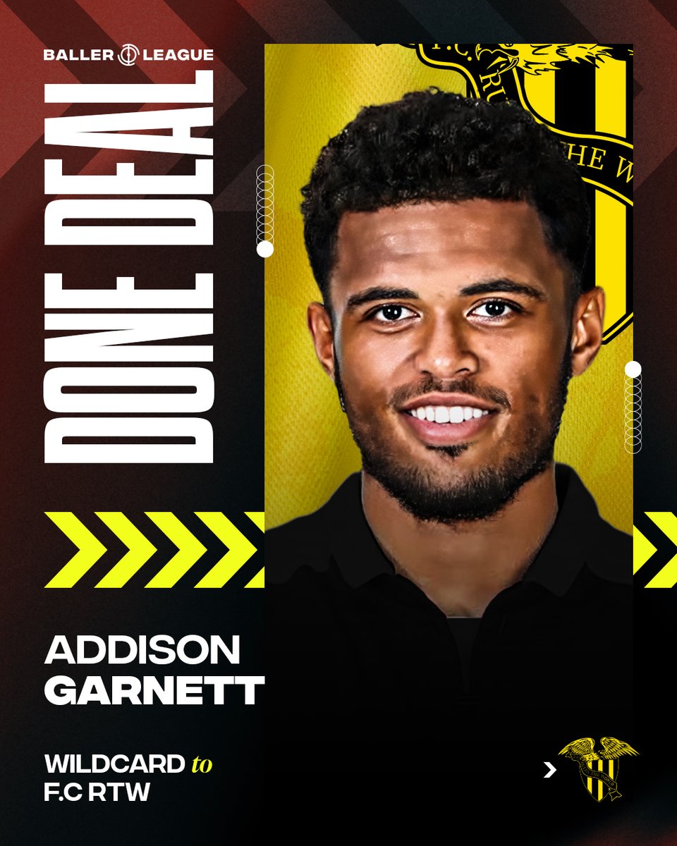 Reinforcements at the back for Clint 419 🧱

Addison Garnett to F.C RTW ✅