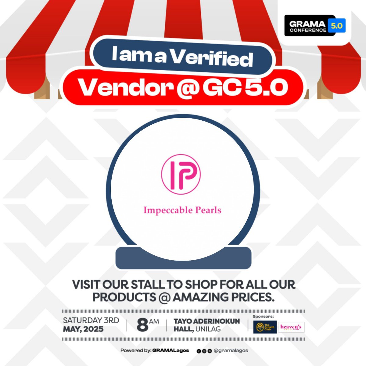 impeccablepearl's tweet photo. It’s Official — Impeccable Pearls is coming to GC5.0!🤗
We’re bringing modesty, elegance, and all your favorite essentials to life this Saturday at the GRAMA Conference, UNILAG! 💃
Ready to add to cart? Click here: https://t.co/goJ9RXkR57

We can’t wait to see you! 🥂 https://t.co/LPVgM5VZHy