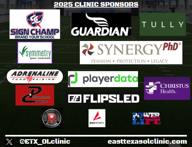 East Texas OL Clinic (@etx_olclinic) on Twitter photo Louisiana 🏈 is a Big Deal!!!!
Most NFL Players per Capita‼️
Great Football Coaches too... <a href="/lfcafootball/">Louisiana Football Coaches Association</a> <a href="/TheLHSCA/">LHSCA</a>
We invite you to make the short trip down I-20 to Lindale, TX!!!
2nd Annual East Texas Offensive Line Clinic
May 31st, 2025
<a href="/SFACoachGraf/">Garrett Graf</a>
<a href="/SynergyPro7/">Michael</a> Louisiana 🏈 is a Big Deal!!!!
Most NFL Players per Capita‼️
Great Football Coaches too... <a href="/lfcafootball/">Louisiana Football Coaches Association</a> <a href="/TheLHSCA/">LHSCA</a>
We invite you to make the short trip down I-20 to Lindale, TX!!!
2nd Annual East Texas Offensive Line Clinic
May 31st, 2025
<a href="/SFACoachGraf/">Garrett Graf</a>
<a href="/SynergyPro7/">Michael</a>