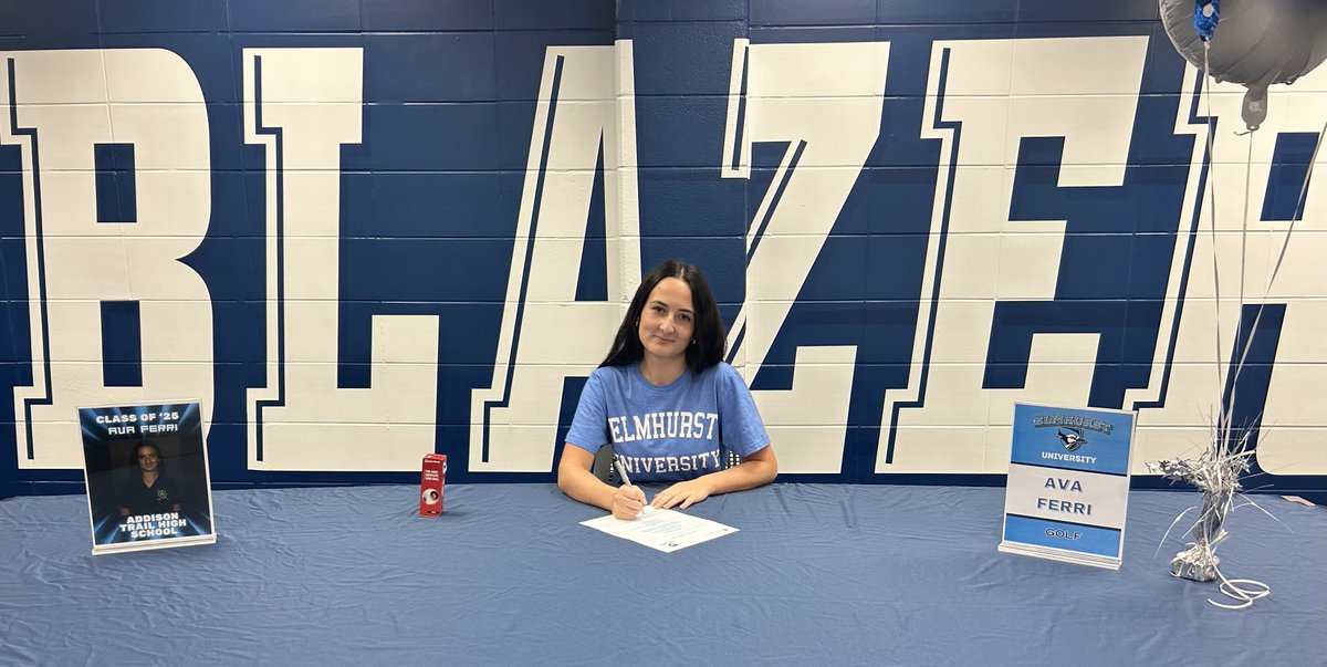 ATHS Athletics (@athsathletics) on Twitter photo Congratulations to Ava Ferri (Golf) on continuing her academic and athletic career next year. We’re proud of you! <a href="/AddisonTrailHS/">Addison Trail HS</a> <a href="/jandrewsATHS/">Mr. Andrews</a> #theBLAZERway Congratulations to Ava Ferri (Golf) on continuing her academic and athletic career next year. We’re proud of you! <a href="/AddisonTrailHS/">Addison Trail HS</a> <a href="/jandrewsATHS/">Mr. Andrews</a> #theBLAZERway