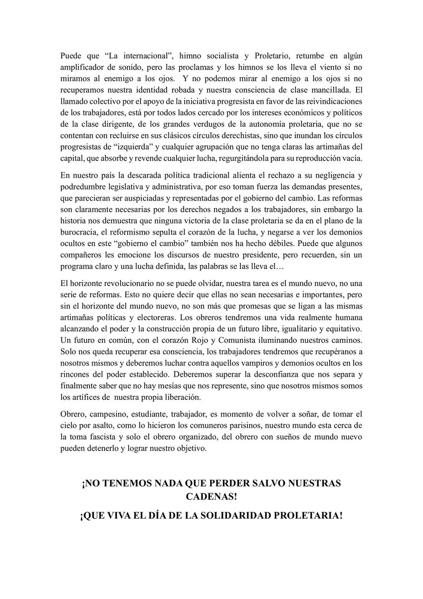 Colectivo de Formación Friedrich Engels tweet media
