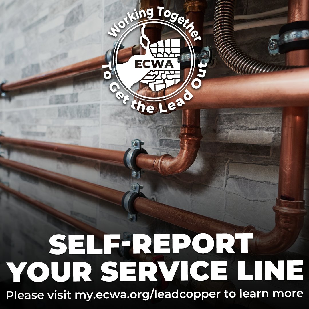As we work together to Get the Lead Out, we are requesting customers to assist us in identifying service line material across our service territory.

Please visit my.ecwa.org/leadcopper, or contact us at 716-849-8444 or questionscomments@ecwa.org if you have any questions.