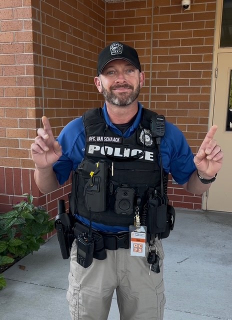 Happy School Resource Officer Appreciation Day! Thank you Officer Joel for everything you do to keep our students, staff and school safe! We appreciate you! #SROAppreciationDay
