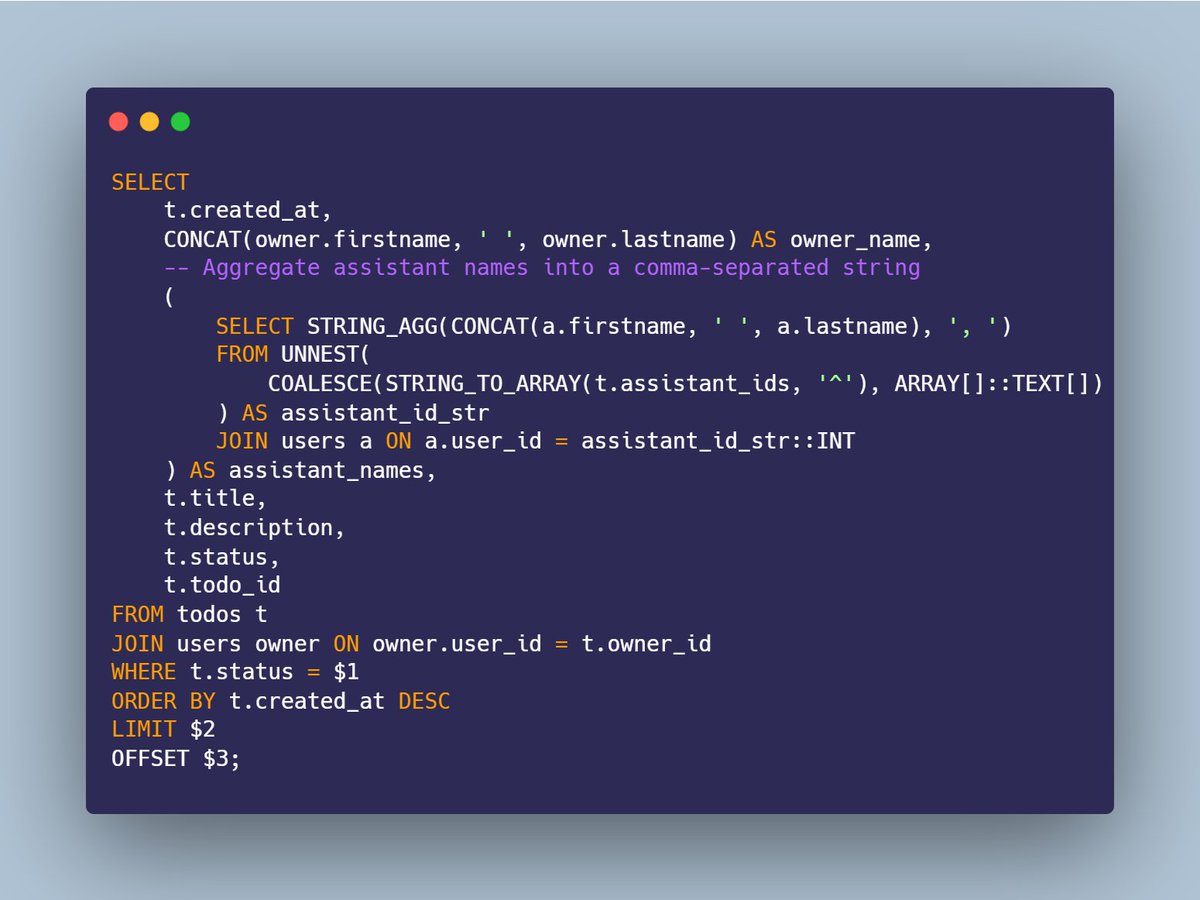 Chikor_Zi's tweet image. It’s crazy that sqlc exists and no one in the tech world seems to care.
It’s the best abstraction for data access with a relational database.
sqlc.dev
The combination of sqlc and PGX is just insane.
With just annotations, you can generate batch code,…