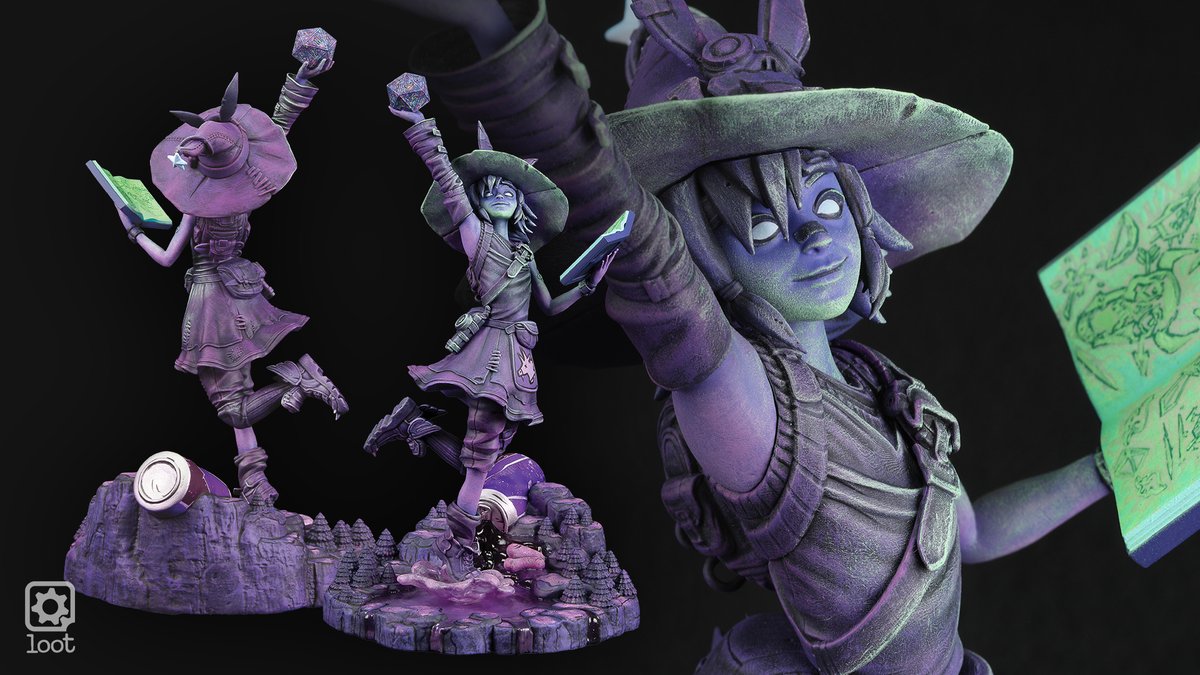 Think you beat all the bosses, Fatemaker? Here comes the REAL final boss! Meet @darkhorsecomics x <a href="/PlayWonderlands/">Tiny Tina's Wonderlands 🌈🦄</a> Tina the Maker PVC Figure.

gearboxloot.com/products/tiny-…