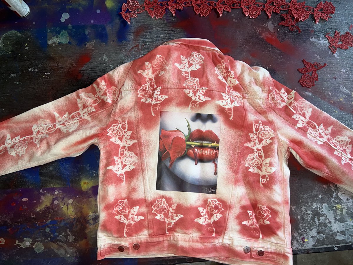 Two new denim jackets ready for the market this weekend!!