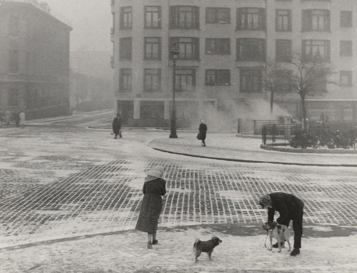Édouard Boubat. Hiver, 1950.
