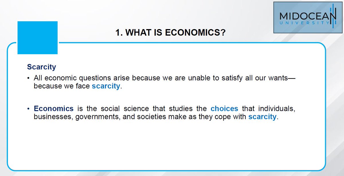 Alsawadi__Ali's tweet photo. What is Economics?

#MidoceanUniversity  #جامعة_ميدأوشن https://t.co/KYUhGwmh78