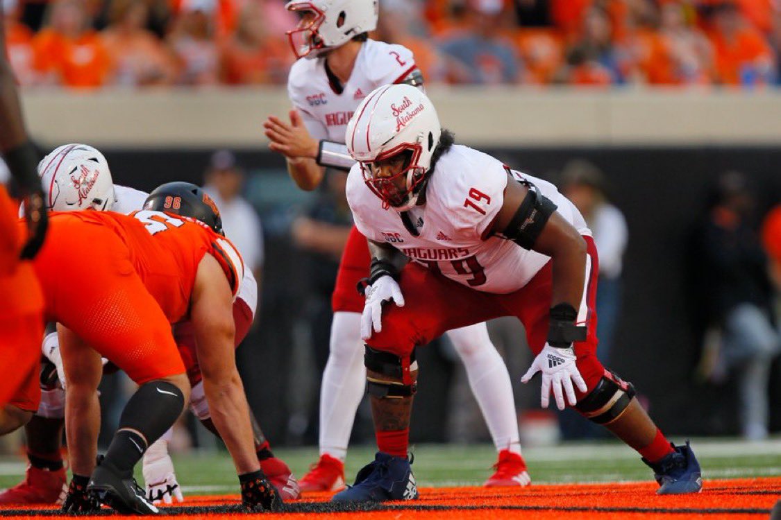 Matt Zenitz (@mzenitz) on Twitter photo South Alabama starting left tackle Jordan Davis, who entered the transfer portal April. 21, has officially withdrawn his name from the portal, <a href="/chris_hummer/">Chris Hummer</a> and I have learned for <a href="/CBSSports/">CBS Sports</a>/<a href="/247Sports/">247Sports</a>.
Had been one of the top ranked available offensive linemen in the portal. South Alabama starting left tackle Jordan Davis, who entered the transfer portal April. 21, has officially withdrawn his name from the portal, <a href="/chris_hummer/">Chris Hummer</a> and I have learned for <a href="/CBSSports/">CBS Sports</a>/<a href="/247Sports/">247Sports</a>.
Had been one of the top ranked available offensive linemen in the portal.