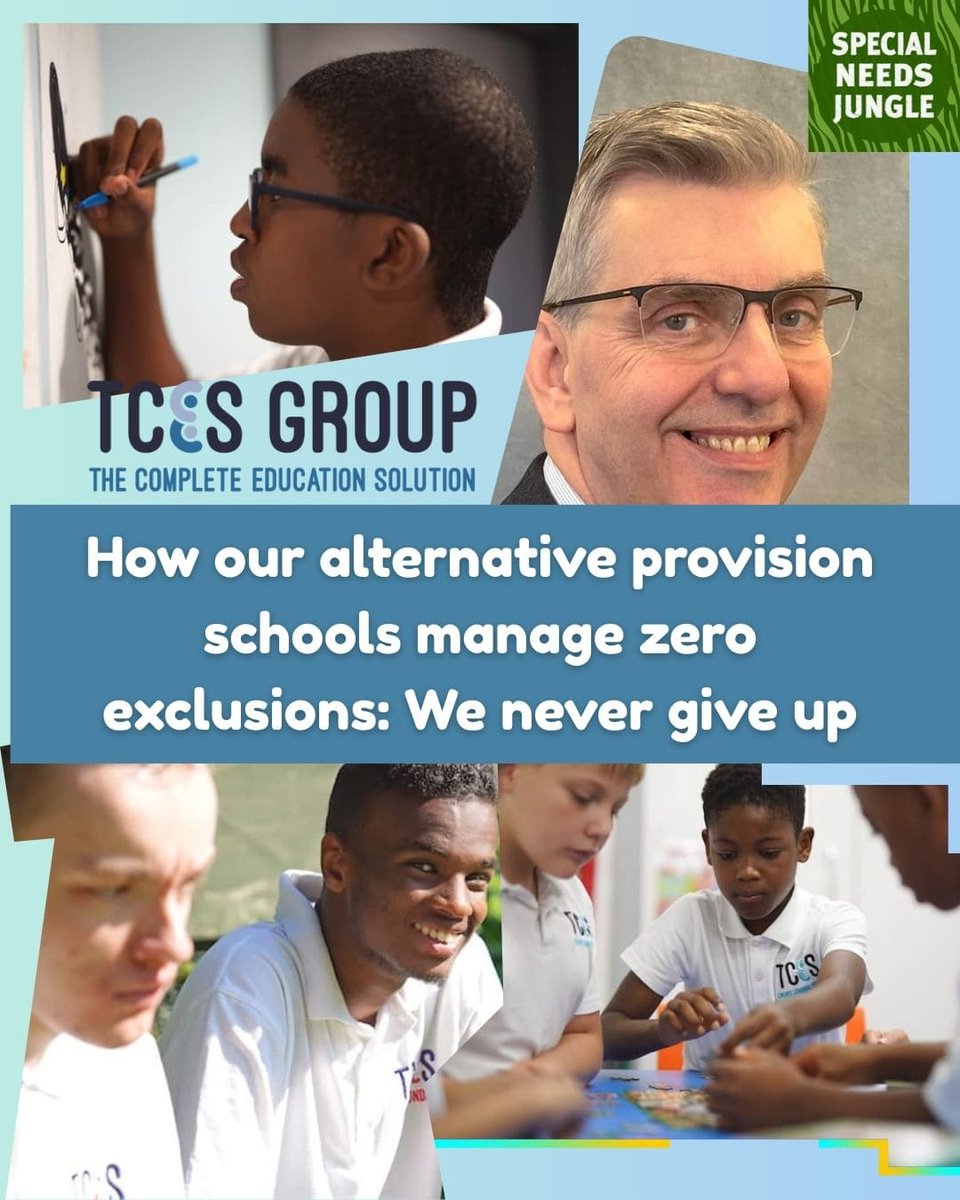 Special Needs Jungle (@spcialndsjungle) on Twitter photo On SNJ Today: "..Exclusion doesn't solve behavioural issues or support emotional development—just the opposite." <a href="/TCESGroupCEO/">Thomas Keaney Founder NASEN SEND Leader 🇮🇪</a> <a href="/TCESgroup/">The Complete Education Solution</a> schools, explains how their Alternative Provision schools never give up on a child—and never #exclude: specialneedsjungle.com/alternative-pr… On SNJ Today: "..Exclusion doesn't solve behavioural issues or support emotional development—just the opposite." <a href="/TCESGroupCEO/">Thomas Keaney Founder NASEN SEND Leader 🇮🇪</a> <a href="/TCESgroup/">The Complete Education Solution</a> schools, explains how their Alternative Provision schools never give up on a child—and never #exclude: specialneedsjungle.com/alternative-pr…