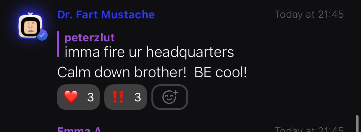 zbiooc's tweet image. Calm down brother!!!