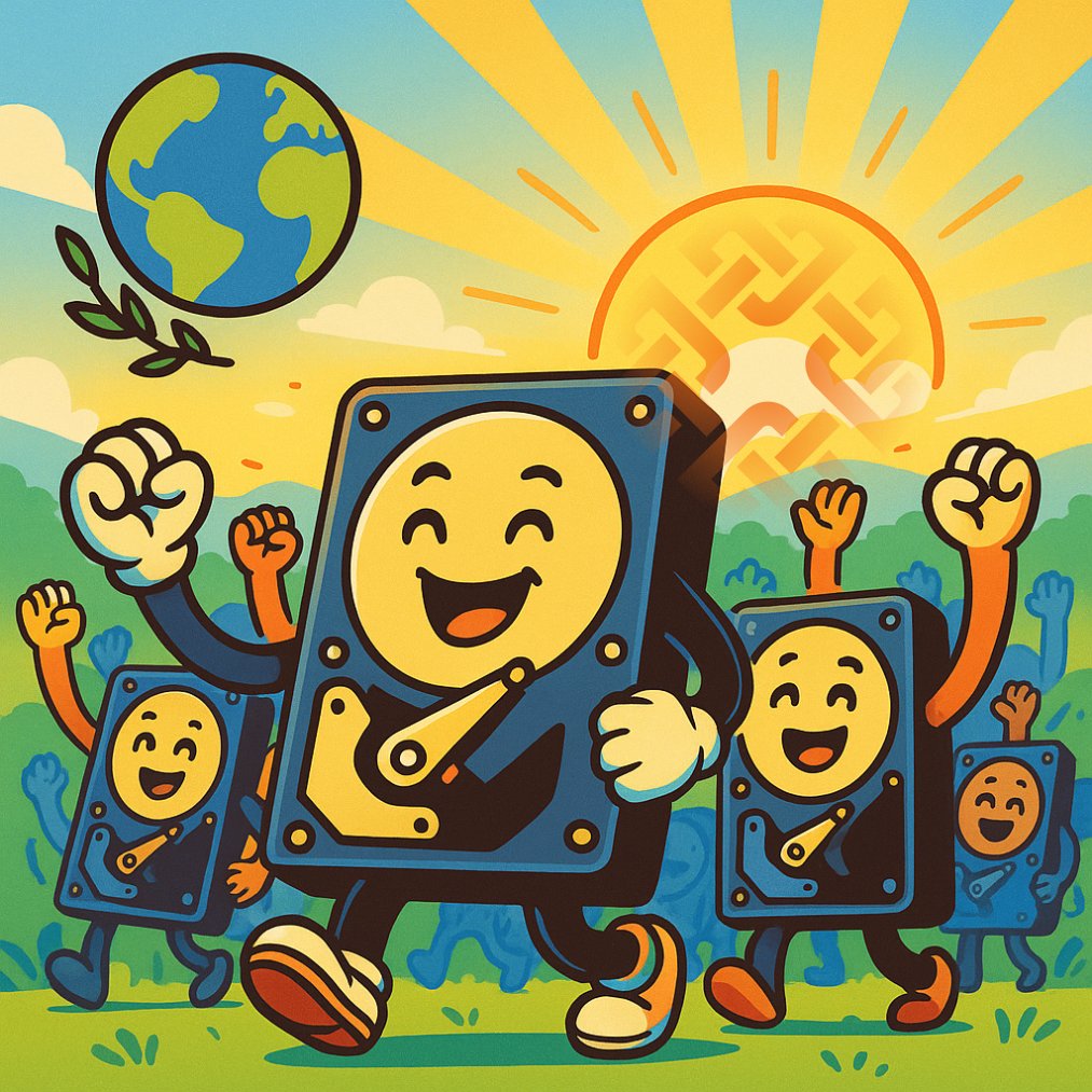 signum_official's tweet photo. 🌍 May 1st isn’t just about labor — it’s about values.

On Signum, we don’t rely on central powers.

We build through decentralisation, thrive in community, and grow through shared purpose. 💙

✨ Everyone can contribute.
Start solo mining today — and shape the chain with your commitment.
👉https://t.co/0sP44OAvw7

#Signum #MayDay #Decentralization #Web3Values #ProofOfCommitment #SoloMining $SIGNA