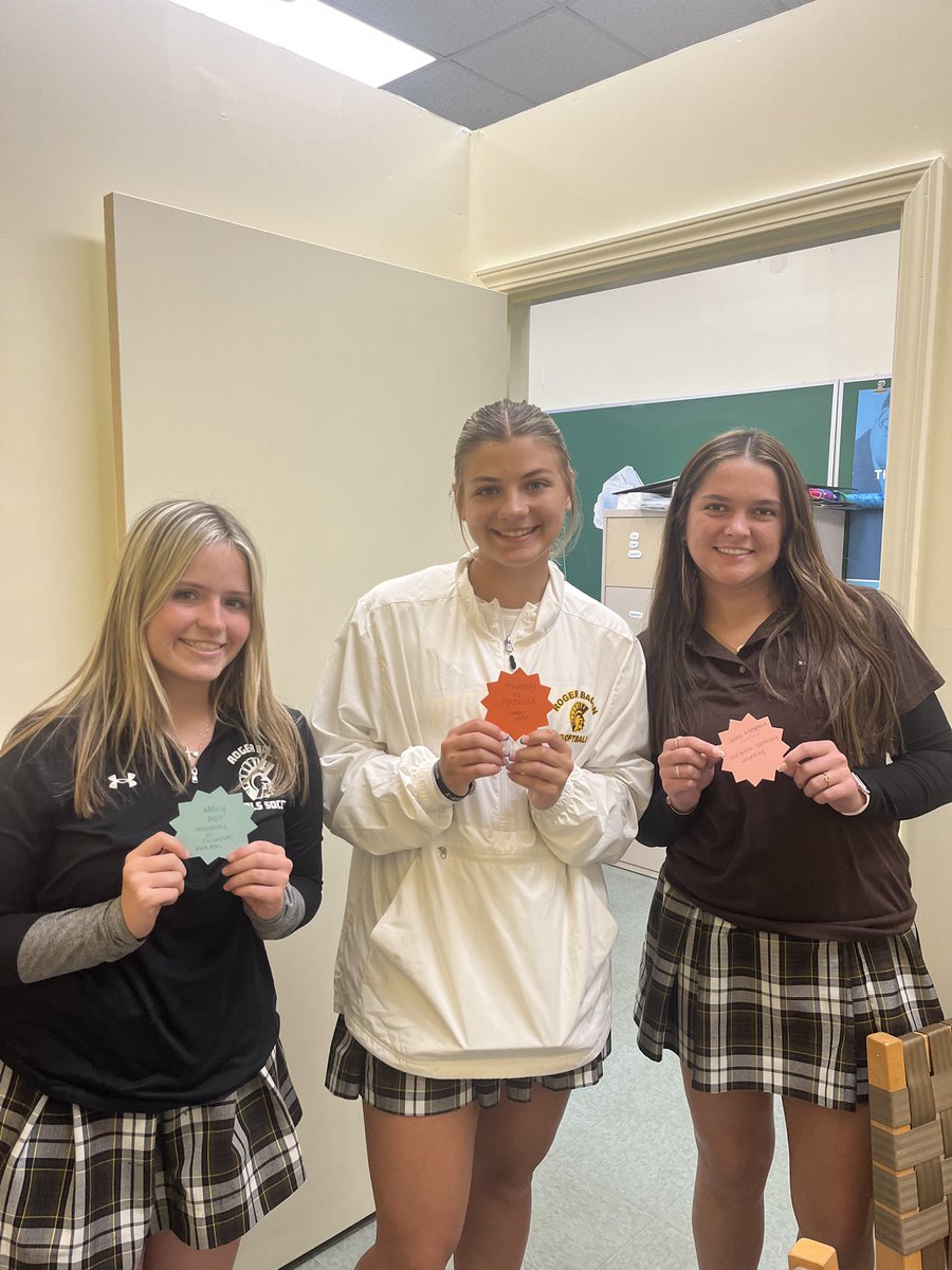 Roger Bacon Student Services Office (@rbssoffice) on Twitter photo Itโs May 1st! Happy #CollegeSigningDay !
Macy is headed to <a href="/UCBlueAsh/">UC Blue Ash College</a>
Gabby is headed to <a href="/upikebears/">UPIKE ๐ป</a>
Anna is headed to <a href="/nkuedu/">Northern Kentucky University</a>
Congratulations ๐๐ Itโs May 1st! Happy #CollegeSigningDay !
Macy is headed to <a href="/UCBlueAsh/">UC Blue Ash College</a>
Gabby is headed to <a href="/upikebears/">UPIKE ๐ป</a>
Anna is headed to <a href="/nkuedu/">Northern Kentucky University</a>
Congratulations ๐๐