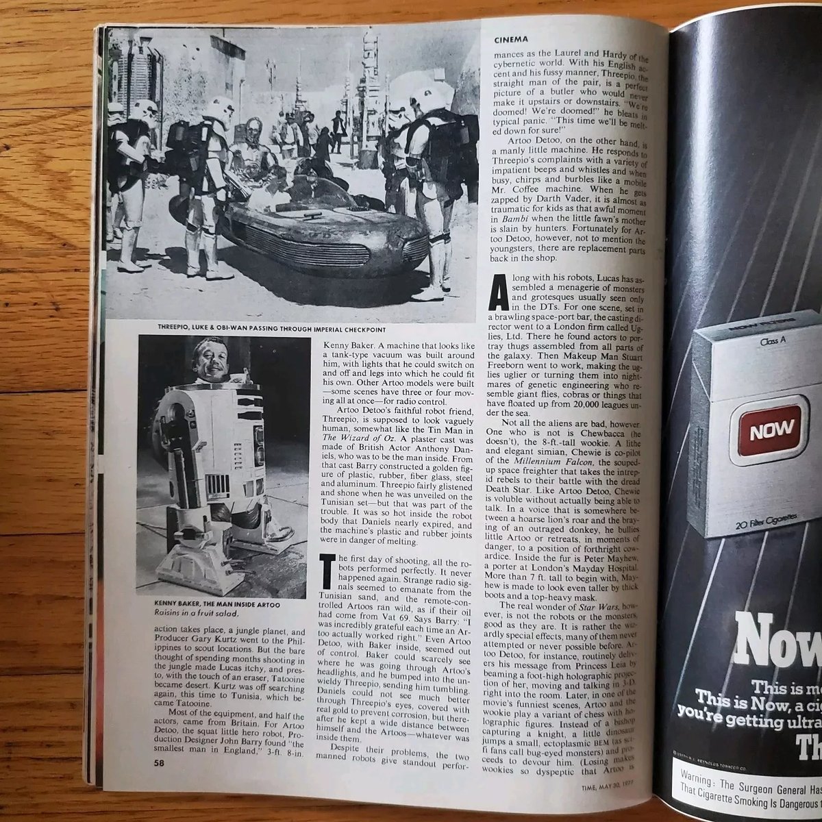 Imagine it's Spring 1977 and you stumble upon this TIME magazine at your dentist's office. The cover touts a story on "The Year's Best Movie," a space fantasy titled STAR WARS. Listen to guest Lezlie Sawyer's story in Ep 26 on Apple Podcasts, Spotify or: starwarsatthemovies.com/podcast/2025/3…