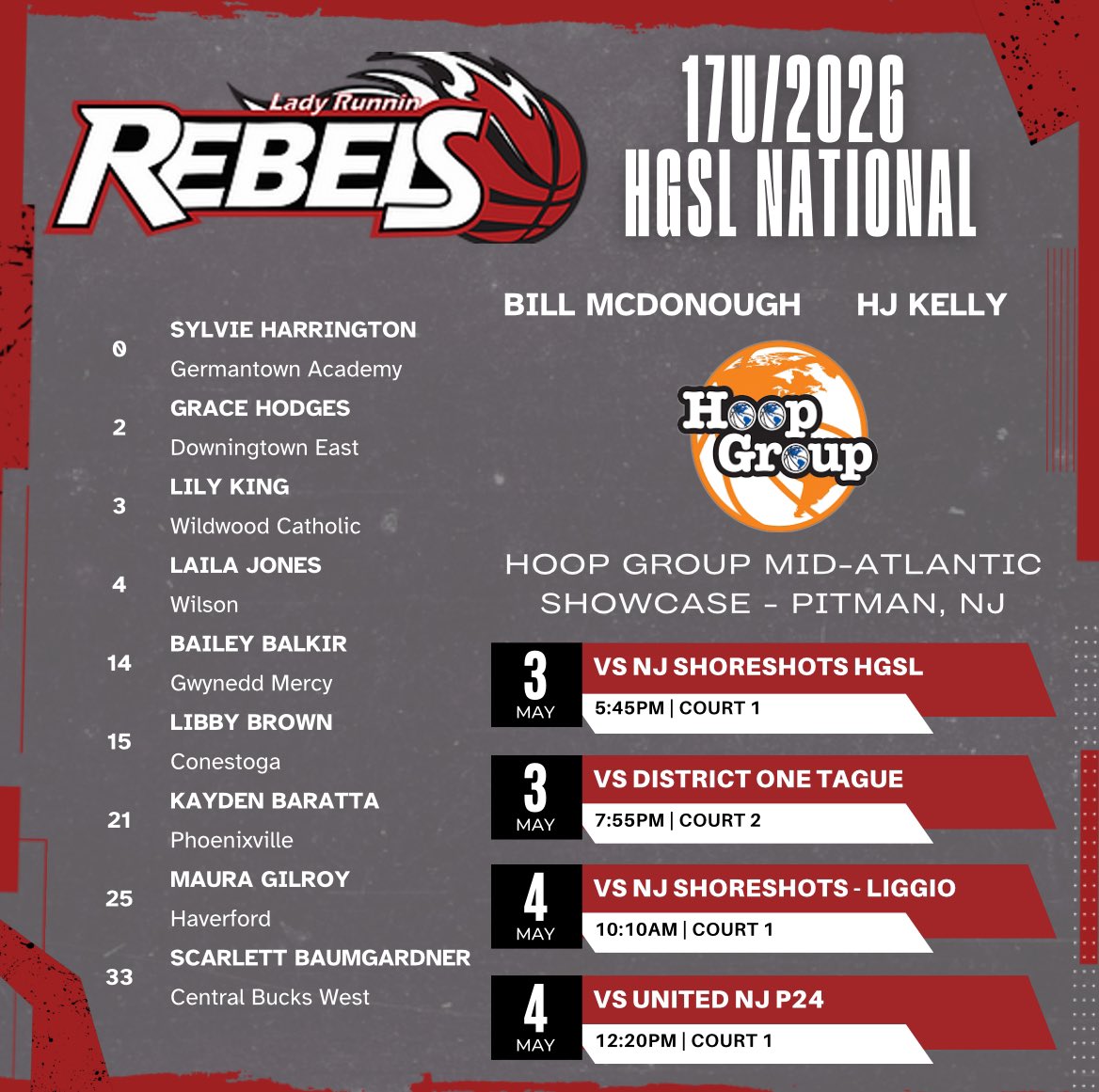 Our 2026 HGSL National <a href="/hgsl_girls/">Hoop Group Girls</a> schedule for this weekend is out! 

#keeprunnin