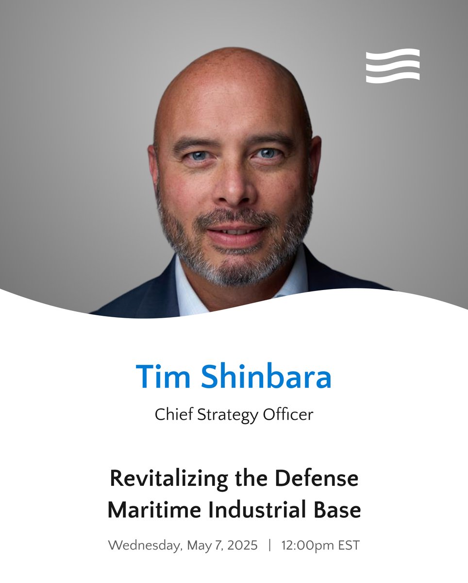 Join Chief Strategy Officer Tim Shinbara next week for the ”Revitalizing the Defense Maritime Industrial Base” webinar and learn how BFA is supporting the Navy and MIB through advanced manufacturing, supplier development &amp; workforce readiness. More info &gt;&gt; bit.ly/3YppJWP