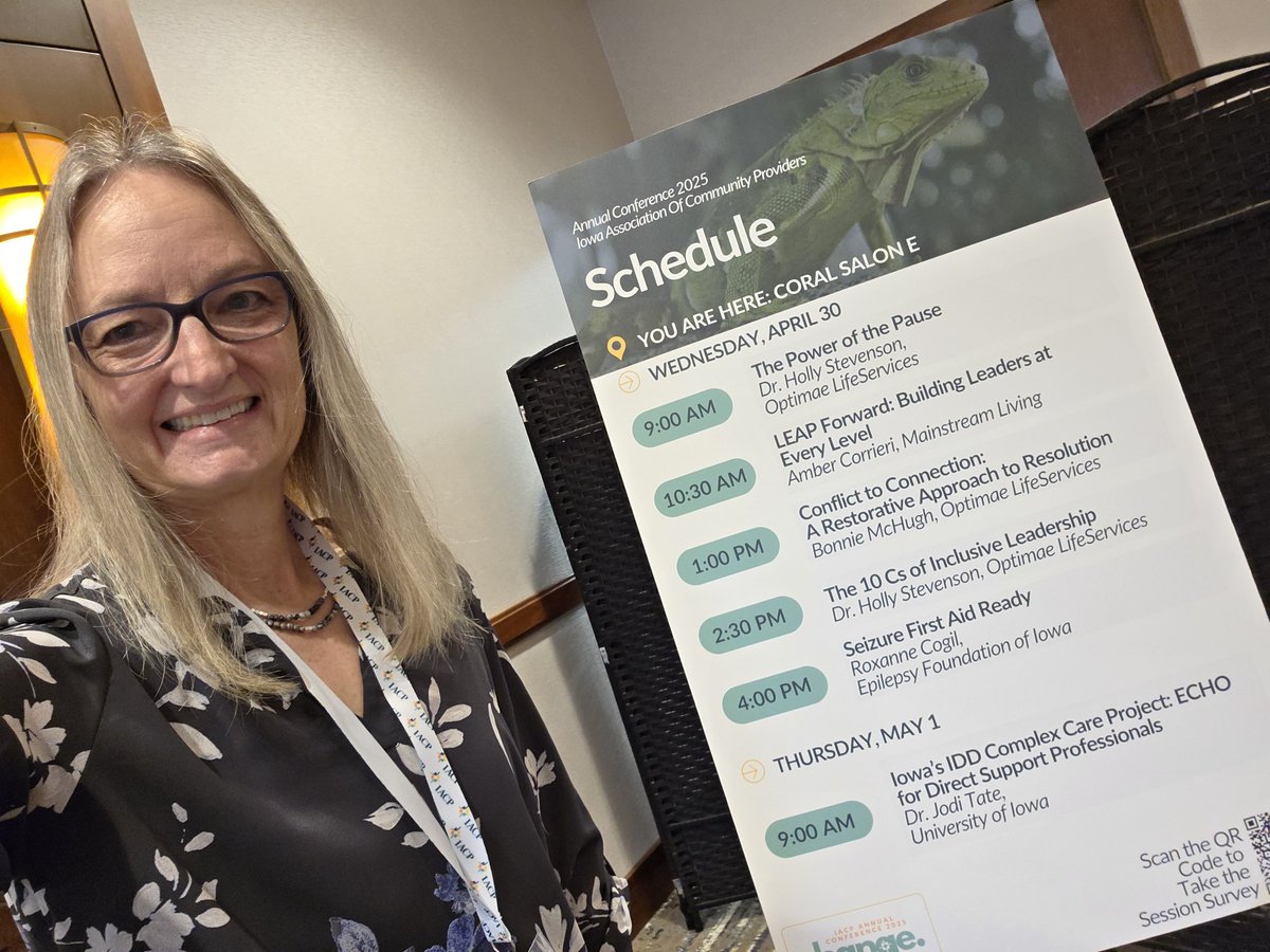 Thank you IACP: Iowa Association of Community Providers for the opportunity to present our Seizure First Aid Ready program at your Annual Conference &amp; Expo in Coralville! Get seizure first aid certified at Learn.Epilepsy.com