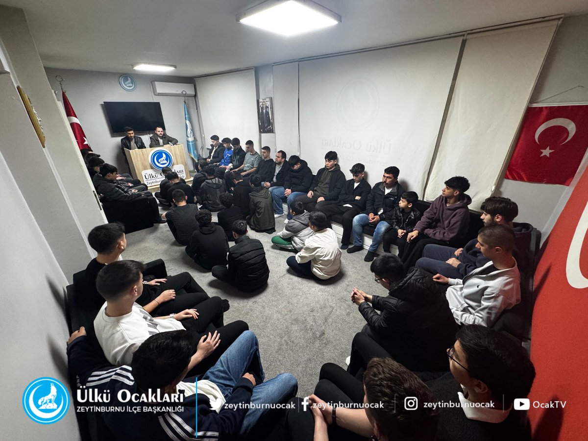 Zeytinburnu Ülkü Ocakları olarak Her Perşembe günü olduğu gibi ocağımızda Yasin-i Şerif tilavetimizi gerçekleştirdik.
Allah kabul etsin.

<a href="/Aalparslandogan/">Alparslan DOĞAN</a> 
<a href="/YasinEkiz34/">Yasin Ekiz 🇹🇷</a>