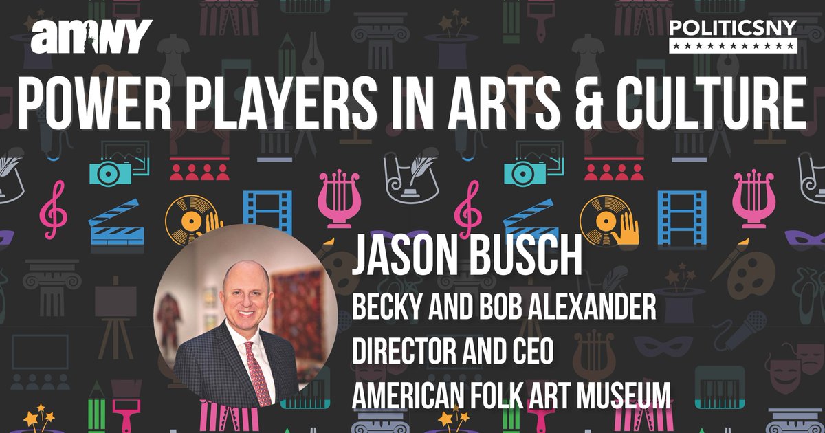 The American Folk Art Museum (@folkartmuseum) on Twitter photo Thank you, <a href="/amNewYork/">amNewYork™</a> and <a href="/PoliticsNYnews/">PoliticsNY</a> , for including our Becky and Bob Alexander Director & CEO, Jason Busch, in this year's PoliticsNY & amNewYork Power Players in Arts & Culture!
Learn more here: politicsny.com/.../2025-power…... Thank you, <a href="/amNewYork/">amNewYork™</a> and <a href="/PoliticsNYnews/">PoliticsNY</a> , for including our Becky and Bob Alexander Director & CEO, Jason Busch, in this year's PoliticsNY & amNewYork Power Players in Arts & Culture!
Learn more here: politicsny.com/.../2025-power…...