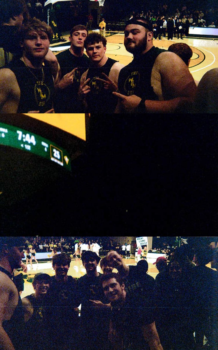 William & Mary Tribe Athletics (@tribeathletics) on Twitter photo 📸 Unparalleled vibes.
#TBT to that time we gave <a href="/WMTribeFootball/">William & Mary Tribe Football</a> and <a href="/WMTribeVB/">William & Mary Tribe Volleyball</a> disposable cameras at a <a href="/WMTribeMBB/">William & Mary Tribe Men's Basketball</a> game.
See the energy this year ➡️ get your season tickets now: tribeathletics.com/tickets
#GoTribe 📸 Unparalleled vibes.
#TBT to that time we gave <a href="/WMTribeFootball/">William & Mary Tribe Football</a> and <a href="/WMTribeVB/">William & Mary Tribe Volleyball</a> disposable cameras at a <a href="/WMTribeMBB/">William & Mary Tribe Men's Basketball</a> game.
See the energy this year ➡️ get your season tickets now: tribeathletics.com/tickets
#GoTribe