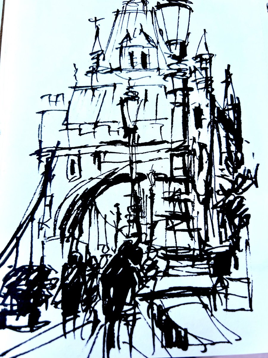 RoyLilley's tweet photo. Couple of pages from today’s sketch book, on the way to the ⁦⁦@_bridgetheatre⁩ production of #richard11
Absolutely riveting, innovative production and superb performances https://t.co/Cobm489xWw
