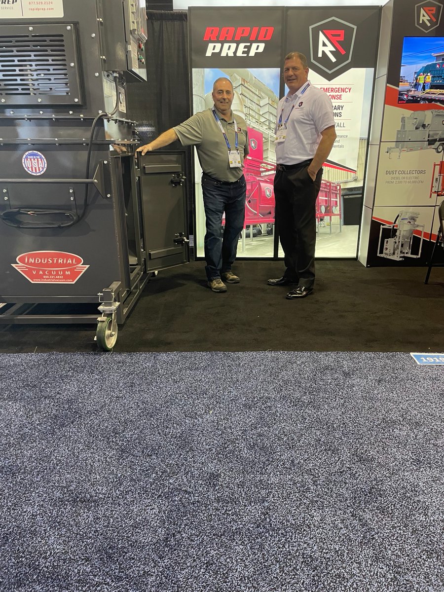 ProcessingMag's tweet image. Great to see the portable dust collection professionals Rapid Prep at the @PowderBulkSolid  Show. #powdershow #powdershow2025 #processing