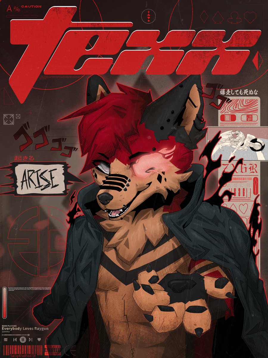 I gotta say, the artist really outdid themselves with this one! 

🖼️: @/jasperthatderg on IG

#furry #motorcycle #akira #kawasaki