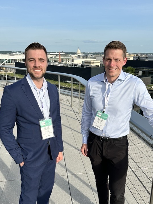 Accruit's tweet image. Day 2 of #IPASummit. Steve Holtkamp &amp;amp; Alex Moore are in D.C. meeting with delegates to highlight the value of #1031exchanges for property owners &amp;amp; the U.S. economy. They're showcasing Accruit’s solutions for #RIAs &amp;amp; alternative investment professionals. #Revolutionize1031