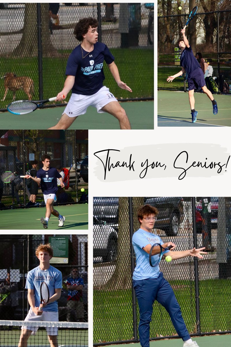 Senior night is ON! We are so proud of these FIVE seniors for all of their success both on and off the court these past four years. Come help us celebrate them today at 4pm as they take on Mt. Carmel!

🎾 Charlie Hale
🎾 Martin Brown
🎾 Grady Donnell
🎾 PJ Michalec
🎾 Owen Moore