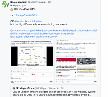 SpokesLothian's tweet photo. Hi @BeachRdCyclist @ChrisRoyDenton @BenFerg10032666 @CyclingWorlds @Obsolesence @London_Cycling @Cycleshires @motifyworld @Diversityjobs4u @MikeStewart79 @Access2Industry @Gear_Up_byHV 

👍Ta for following us! .. BUT most of our 'tweets' are now here-->https://t.co/RaXqWjgHl6 https://t.co/TwjmTdm9xL
