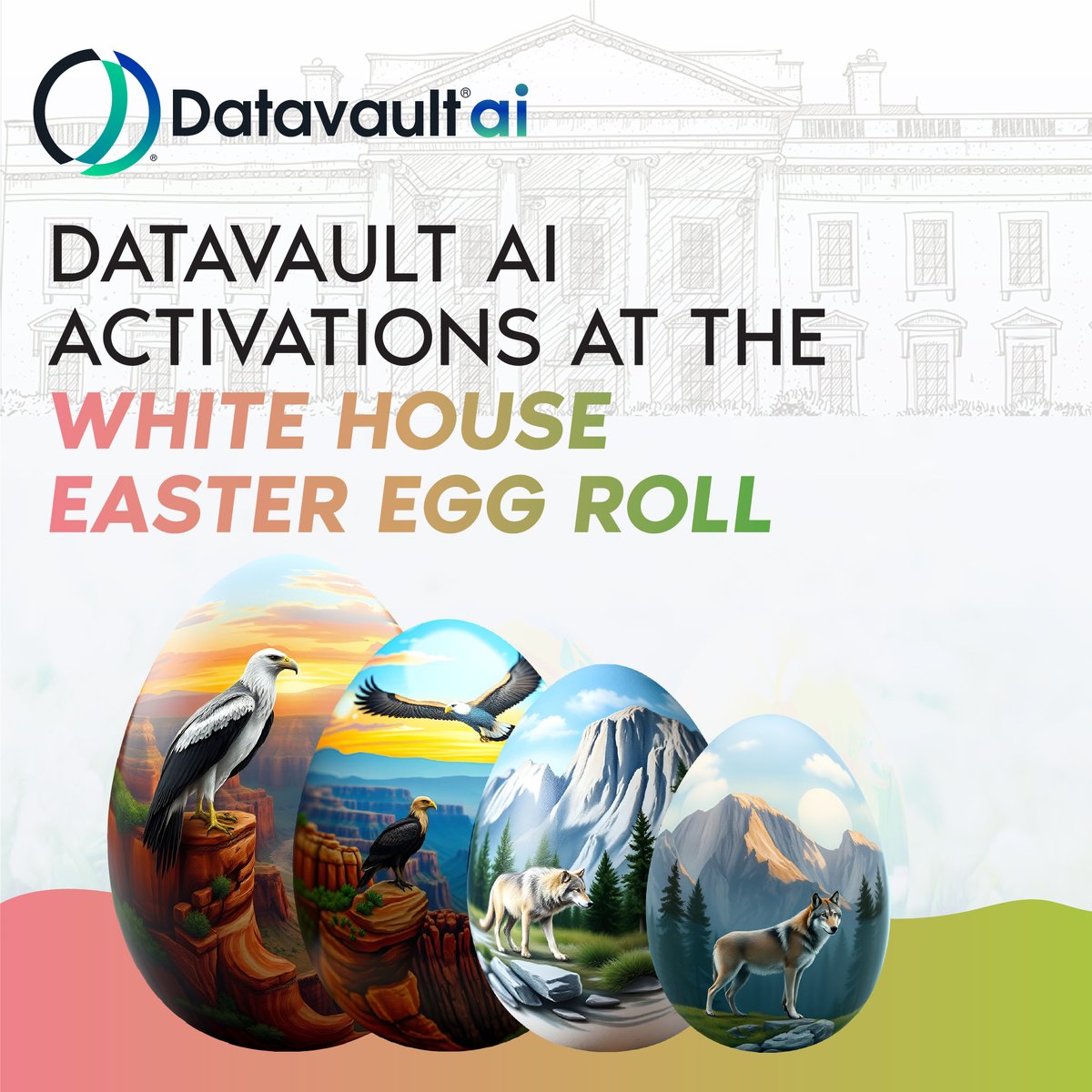 Datavaultai (@datavault_ai) on Twitter photo Datavault AI unveils 3 sets of 47 3D Digital Token Easter Eggs using <a href="/adio_tech/">ADIO®</a> and DVHolo™ tech on <a href="/chia_project/">Chia Network</a>, first showcased at <a href="/WhiteHouseHstry/">White House History</a> Easter Brunch on 4/21, to honor the preservation of American history, its parks & species. 🇺🇸🦅🏔️🥚bit.ly/4k1x9I1 Datavault AI unveils 3 sets of 47 3D Digital Token Easter Eggs using <a href="/adio_tech/">ADIO®</a> and DVHolo™ tech on <a href="/chia_project/">Chia Network</a>, first showcased at <a href="/WhiteHouseHstry/">White House History</a> Easter Brunch on 4/21, to honor the preservation of American history, its parks & species. 🇺🇸🦅🏔️🥚bit.ly/4k1x9I1
