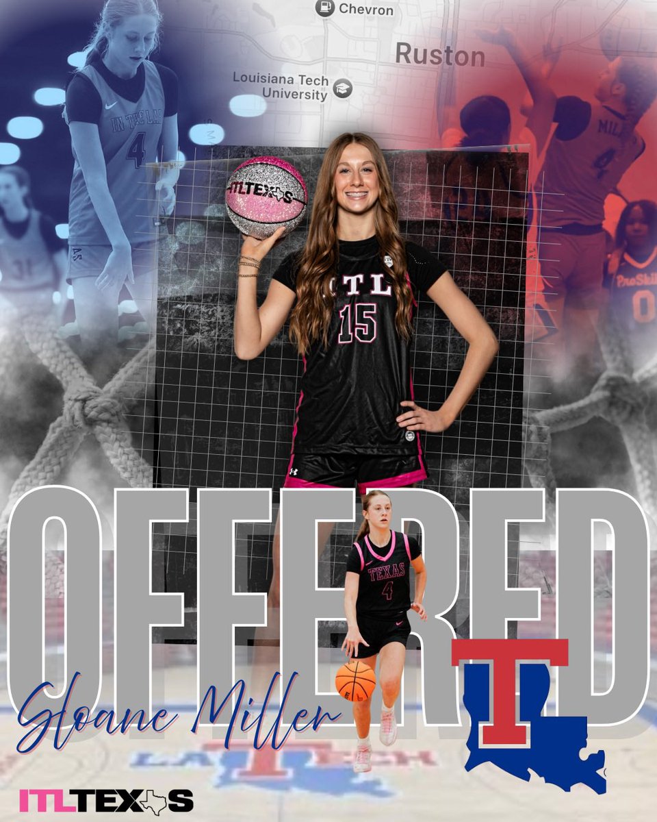 ITL Texas (@itltexas) on Twitter photo Congrats to 2027 6โ0 Guard Sloane Miller on her offer to <a href="/LATechWBB/">Lady Techsters</a>
<a href="/sloane_miller_5/">sloane.miller.5</a> averaged 16 points and 7 rebounds while shooting 48% from 3 on 13 made threes for the weekend <a href="/SelectEventsBB/">Select Events Basketball</a> Power 24 Session 1.
๐ฉท๐ Congrats to 2027 6โ0 Guard Sloane Miller on her offer to <a href="/LATechWBB/">Lady Techsters</a>
<a href="/sloane_miller_5/">sloane.miller.5</a> averaged 16 points and 7 rebounds while shooting 48% from 3 on 13 made threes for the weekend <a href="/SelectEventsBB/">Select Events Basketball</a> Power 24 Session 1.
๐ฉท๐