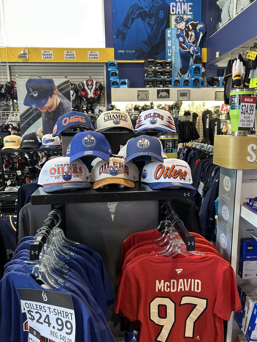 SFSstalbert's tweet image. Oil with a chance to close out the series tonight and we have a bunch of Merch to choose from #becauseitsthecup #oilernation