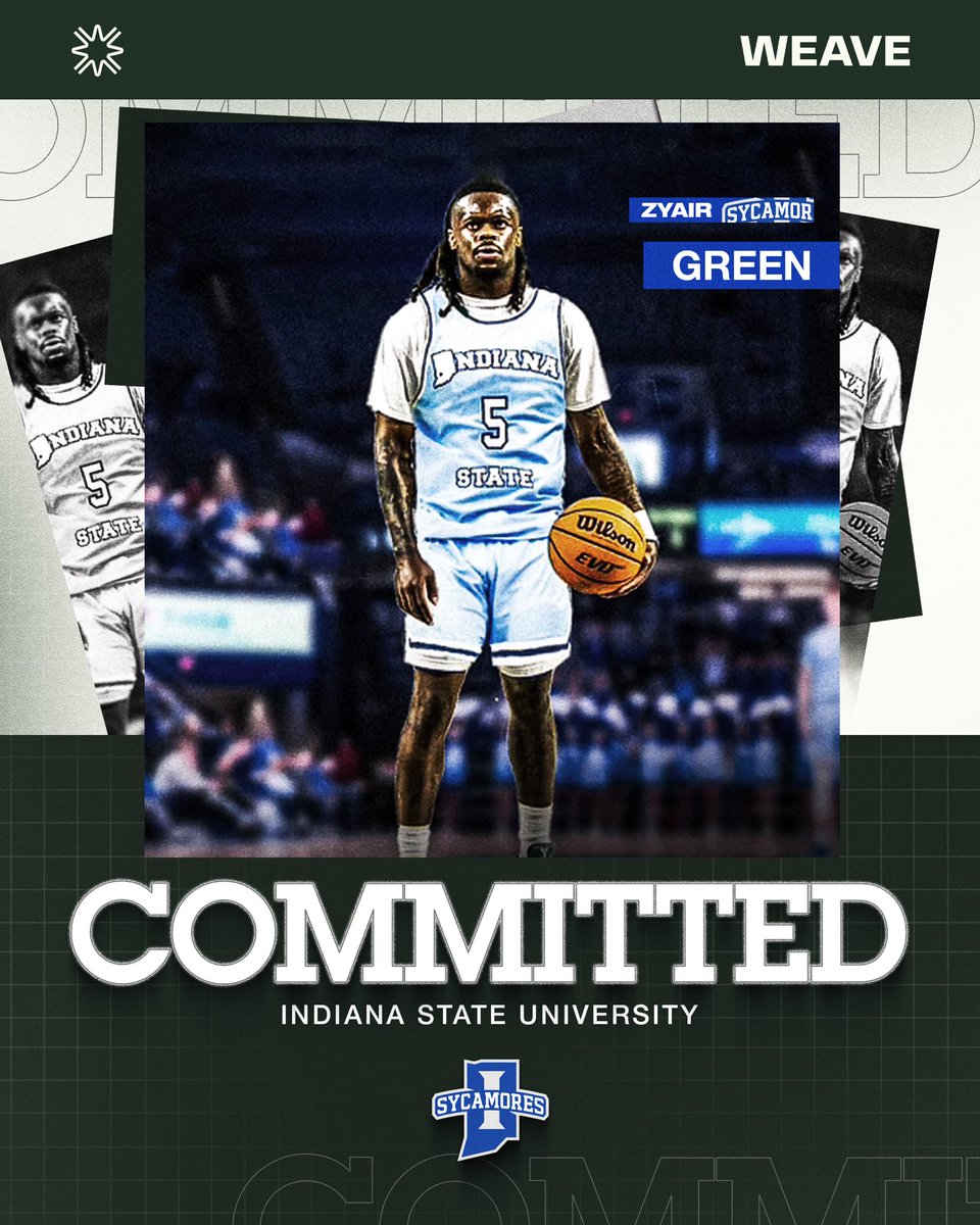 WEAVE (@weave) on Twitter photo Together with Zyair Green (<a href="/zgreene11_/">Zyair Greene</a>), we are excited to announce his commitment to Indiana State. #WEAVE 🧶 Together with Zyair Green (<a href="/zgreene11_/">Zyair Greene</a>), we are excited to announce his commitment to Indiana State. #WEAVE 🧶
