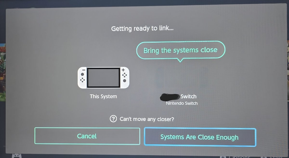 Hyperloop2000's tweet image. Latest Nintendo Switch OLED update instituted tough DRM, where nearly every previously downloaded game now requires linking a new &quot;virtual game card&quot; with your primary Switch, which can only be done with both consoles physically adjacent 😭😱😡 @NintendoAmerica
@IGN