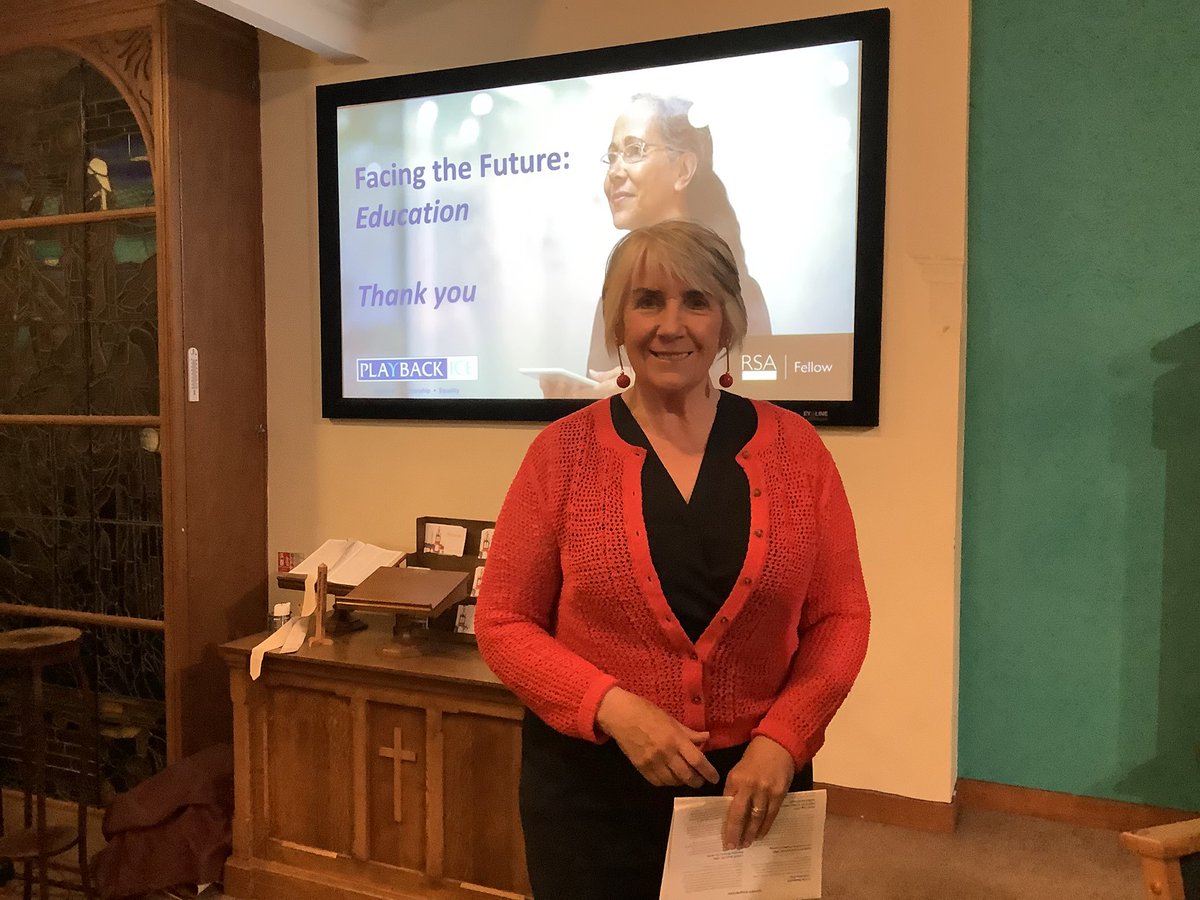 Great afternoon <a href="/RsaScotland/">RSAScotland</a> in Edinburgh. Much to think about Future of Education - SAC, AI, Curriculum and <a href="/CoradCor1/">cor ad cor</a> leadership 
Thanks Playback Ice <a href="/alizfitzpatrick/">Playback ICE</a>