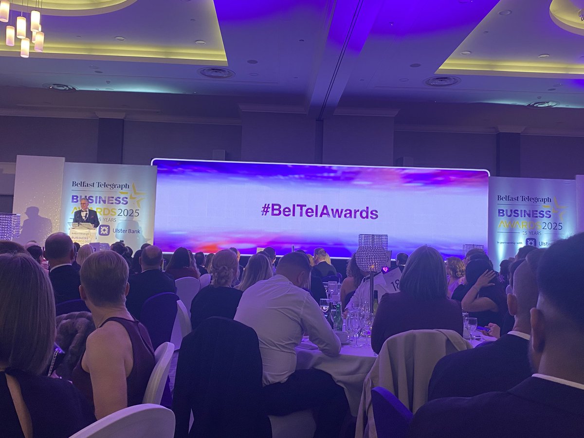 And we begin 🥁 reflecting on 2025 - Belfast’s year in focus! All things Rory, Belfast Translink Hub…and Donald trump…. Great way to start off!!  

#DeliveringExcellence #BelTelAwards