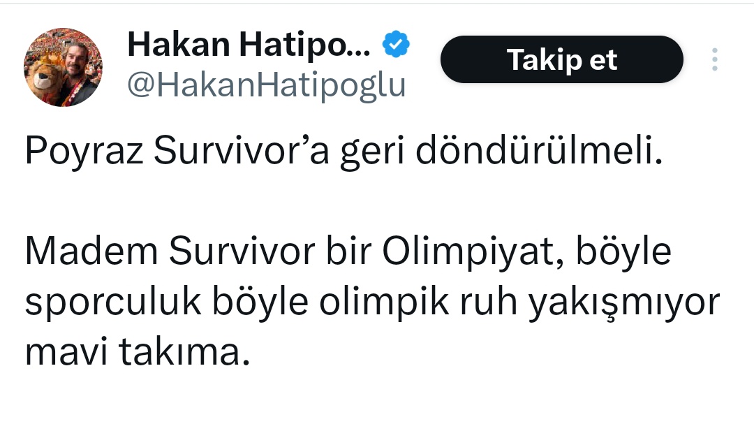 Bu düello iptal edilmeli veya tekrarlanmalı.
Poyraz geri dönmeyecekse Volkan da otomatikman elenmeli
#Survivor2025