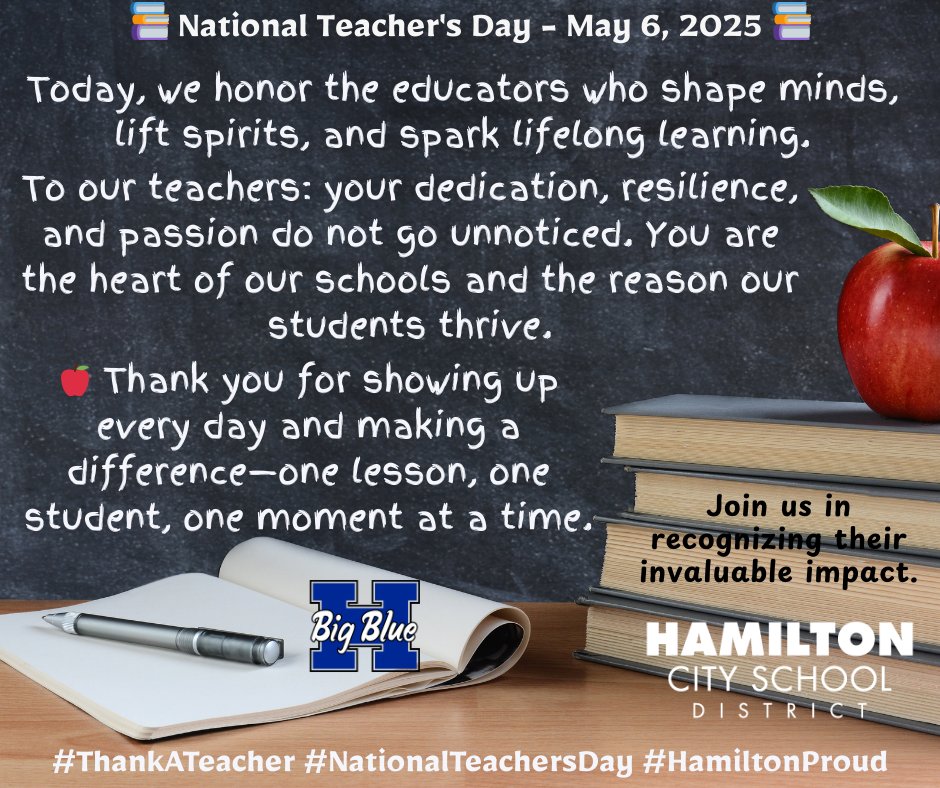 📚 National Teacher's Day – May 6, 2025