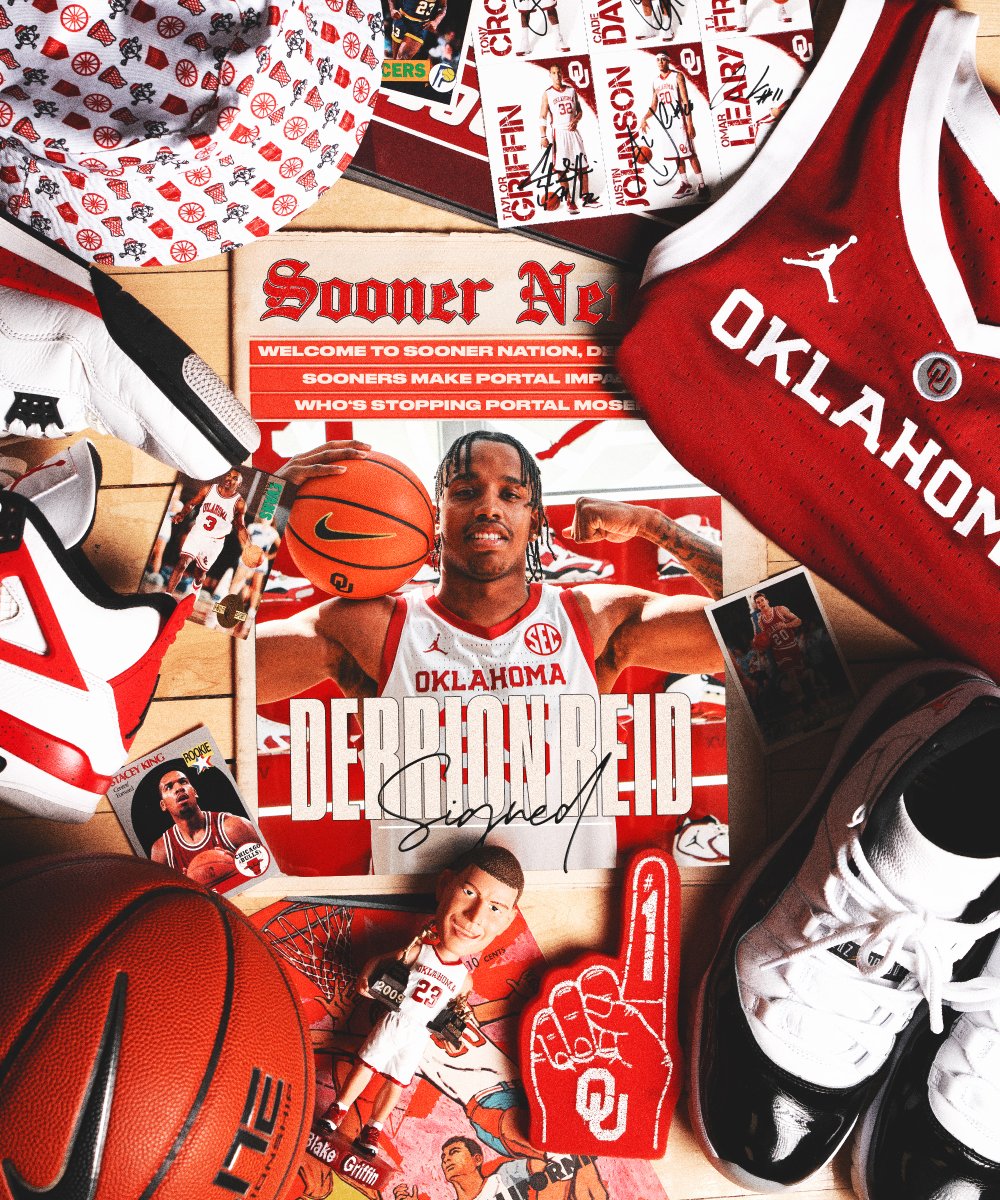 Officially official ✍️

Welcome home, Derrion Reid!
📰 » ouath.at/3EHwmwZ

#BoomerSooner☝️