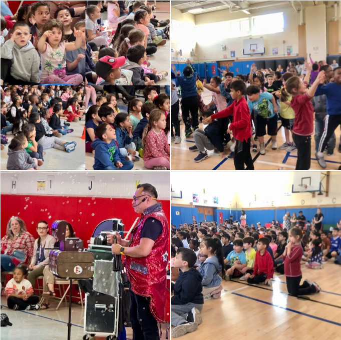 Bubbles, science &amp; pure joy filled our schools! Floating spheres to bubbles w/in bubbles, students were absolutely mesmerized by the Bubble Science Show. Big thanks to our amazing PTA for bringing this magical learning experience to life! #WHe @whepta <a href="/WHChestnut/">WHChestnut</a> <a href="/CornwellAveES/">CornwellAveES</a>