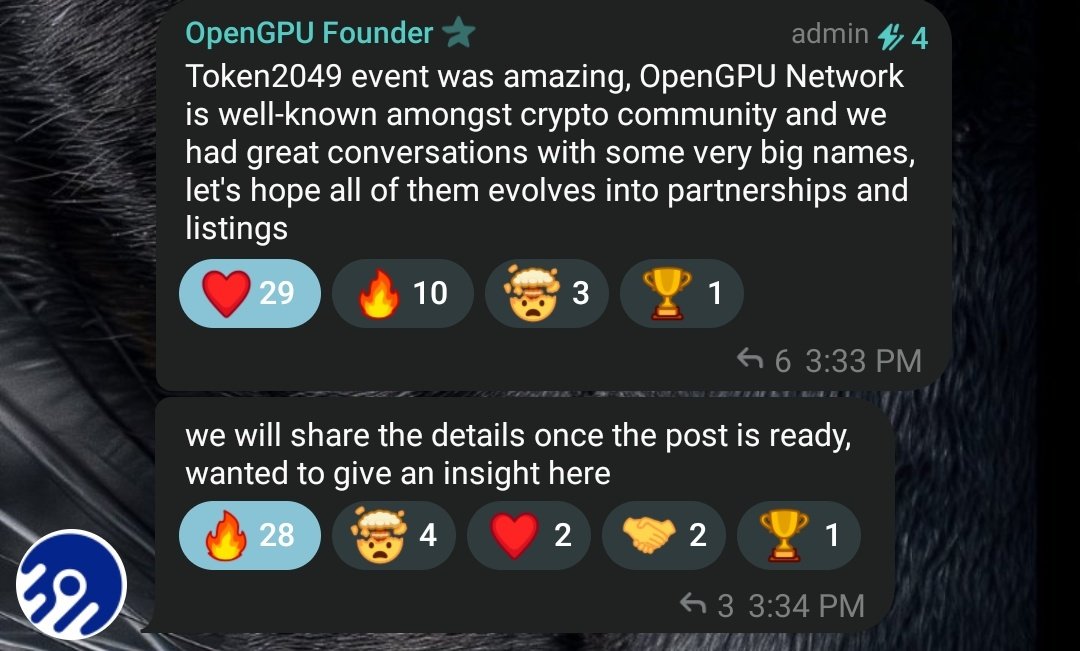 <a href="/OpenGPUfndn/">OpenGPU Foundation</a> founder just dropped a bomb from token2049 🔥

OpenGPU Network is an L1 blockchain that provides computing power to AI web2 &amp; Web3 projects.  And their coin $OGPU will be used to transact.

AI projects needs computing power to survive

Tags:
$SUI $ETH $WAL $SOL $TAO