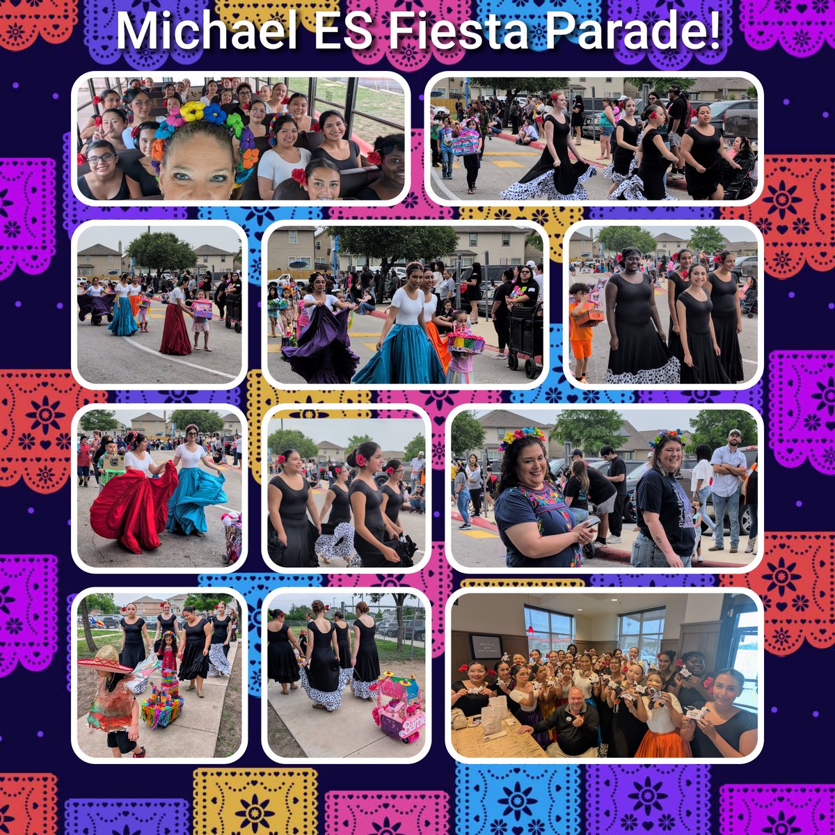 Thank you Michael ES for having us in your Fiesta parade! We love celebrating Fiesta with the Stars! <a href="/NISDMichael/">Michael Elementary</a> <a href="/NISDVale/">Vale Middle School</a>