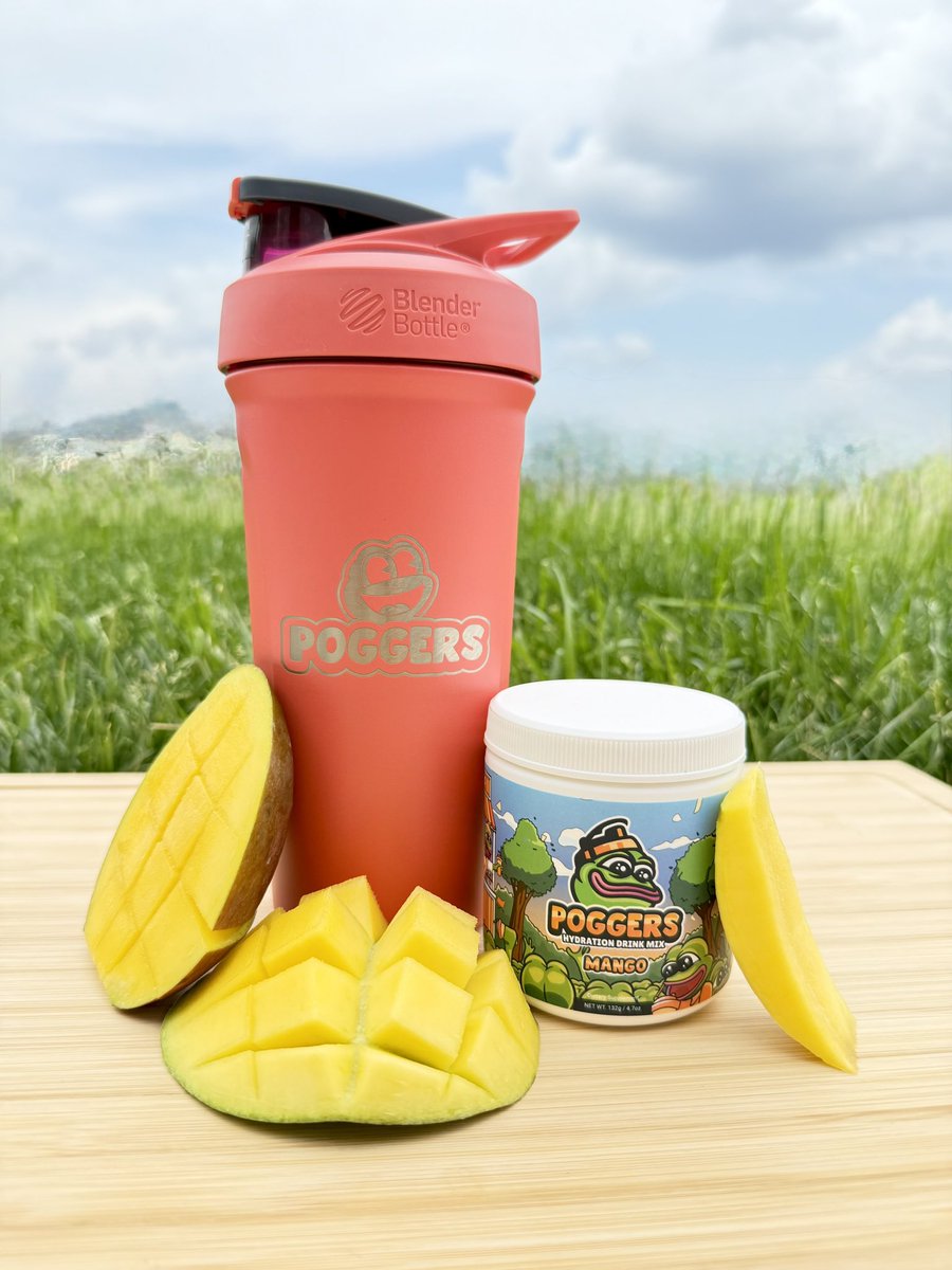 POGGERS® 🐸 (@poggersshop) on Twitter photo Time to get hydrated Frogs! 
🥭 no artificial colors
🥭 no sugar
🥭 electrolytes Time to get hydrated Frogs! 
🥭 no artificial colors
🥭 no sugar
🥭 electrolytes