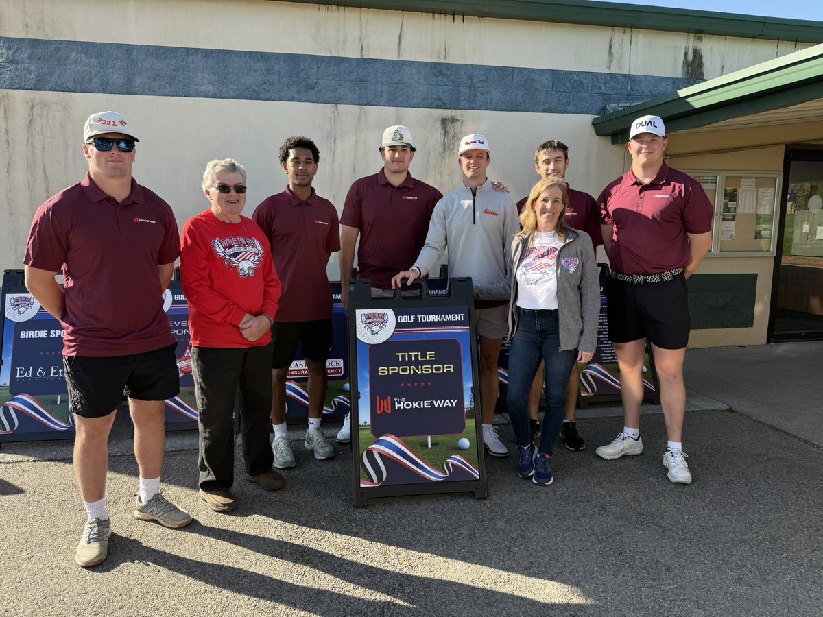 We were honored to be the title sponsor for <a href="/vittlesforvets/">Vittles For Vets</a>’ Defenders of Freedom golf tournament on 4/28.

<a href="/HokiesFB/">Virginia Tech Football</a>’s <a href="/TuckerHolloway1/">Tucker Holloway</a>, Johnny Garrett, <a href="/HarrisonSaint87/">Harrison Saint Germain</a> &amp; <a href="/Georgeb_50/">George Ballance</a> were joined by <a href="/HokiesMSoccer/">Virginia Tech Men’s Soccer</a>’s <a href="/MathiasYohannes/">Matty Yohannes</a> &amp; Evan Schroeder. 

Thanks to all the golfers!