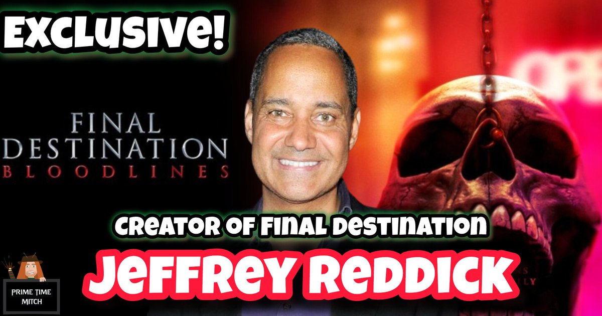 Primetime Mitch (@ptmitchcassidy) on Twitter photo All fans of Final Destination - my fantastic chat with creator Jeffrey Reddick about the upcoming blockbuster and the legacy of the franchise!
<a href="/JeffreyaReddick/">Jeffrey Reddick 🌈👻</a>
👉🏻youtu.be/C95yni23K78?si…
#finaldestinationfranchise 👈🏻 #finaldestinationbloodlinesmovie2025 All fans of Final Destination - my fantastic chat with creator Jeffrey Reddick about the upcoming blockbuster and the legacy of the franchise!
<a href="/JeffreyaReddick/">Jeffrey Reddick 🌈👻</a>
👉🏻youtu.be/C95yni23K78?si…
#finaldestinationfranchise 👈🏻 #finaldestinationbloodlinesmovie2025
