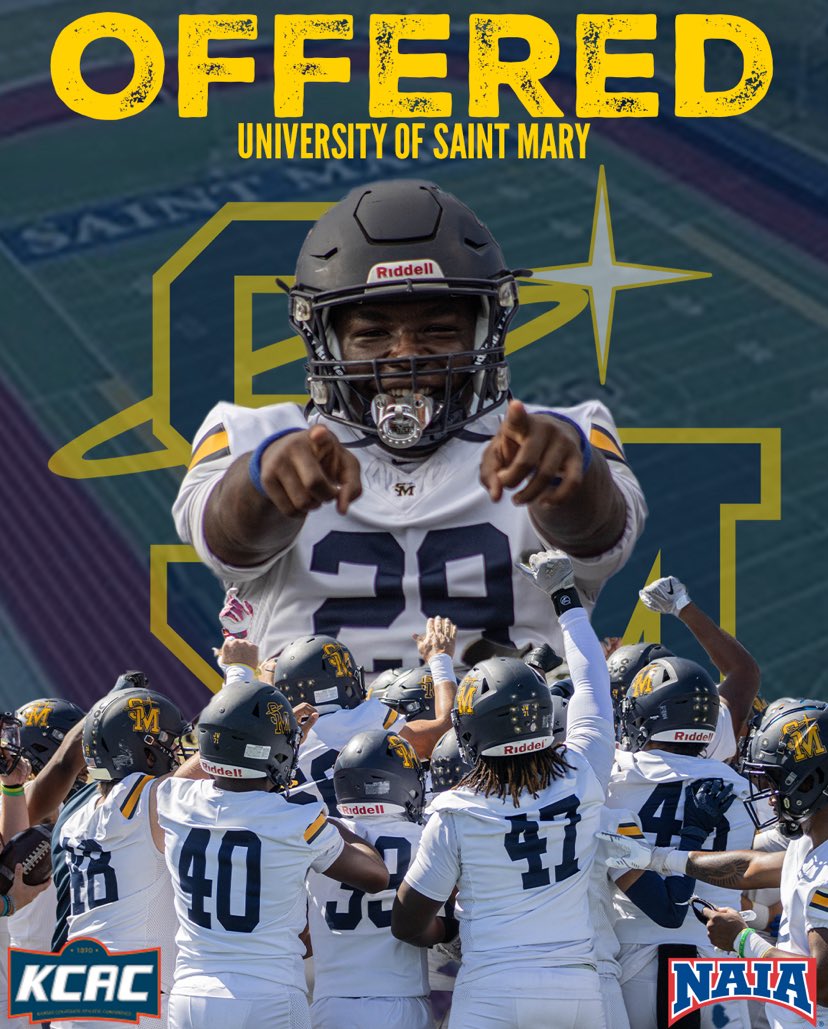 Blessed to receive an offer from Saint Mary University <a href="/CoachCoronel/">Coach Coronel</a>