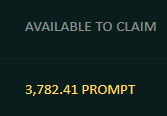 monkymav's tweet photo. $PROMPT payouts for the next 2+ years.

Earning a literal salary from this and we aren't even at a 100M mc yet... https://t.co/fywEghHzqp