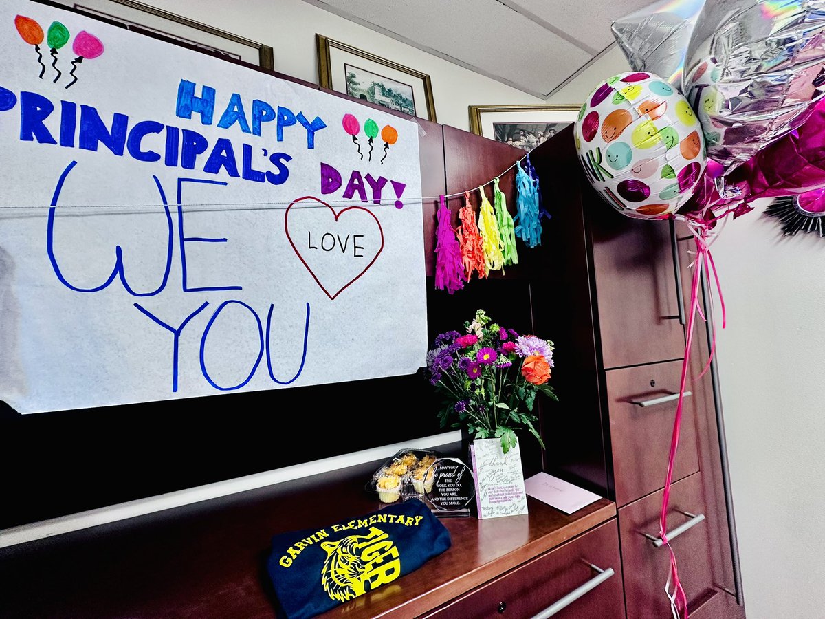 Happy Principal Appreciation Day to all the amazing school leaders out there! I also want to thank my incredible colleagues at Garvin for making me feel so special today. Your kind words and gestures really meant a lot. I’m grateful to work alongside such a dedicated team.